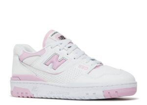 New Balance White Bubblegum Pink